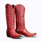 Red leather Cossette Julianaroja PS1 cowboy boots
