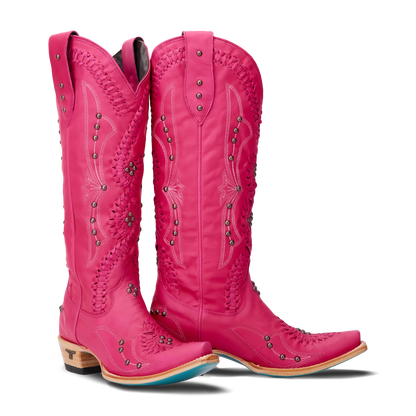 Hot pink Cossette cowboy boots