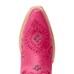 Hot pink Cossette boot close-up