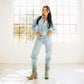 Vickson Exotic Bootie - Blue Watercolor by Lane | Bourbon Cowgirl