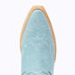 Powder blue Lexington cowboy boot toe
