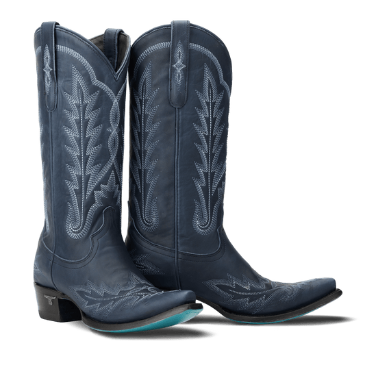 Lexington Midnight Navy Cowboy Boots
