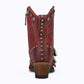 Showdown Bootie in Smoldering Ruby