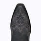 Lexington Bootie Jet Black - Detailed Stitching Close-Up