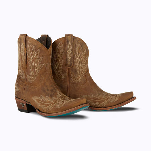 Lexington Bootie in Burnt Caramel Cowboy Boots