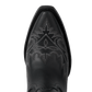 Jet black Lexington Bootie closeup
