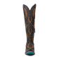 Reverie Knee High Corset - Jet Black and Burnt Caramel