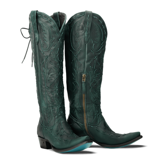 Emerald green Reverie PS1 cowboy boots