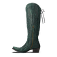 Reverie Knee High Corset - Emerald Green