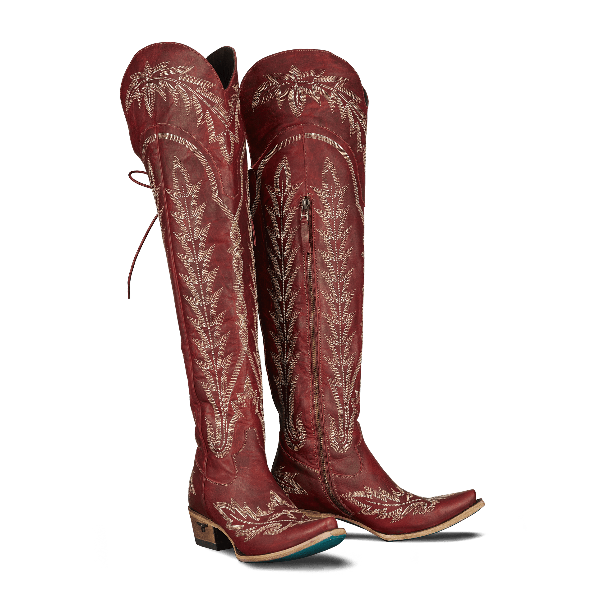 Smoldering Ruby Lexington OTK Boots