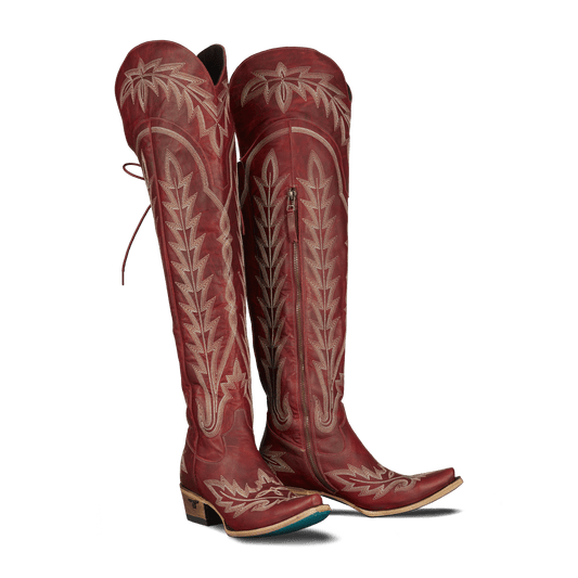 Smoldering Ruby Lexington OTK Boots