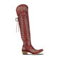 Smoldering Ruby Lexington over-the-knee boot