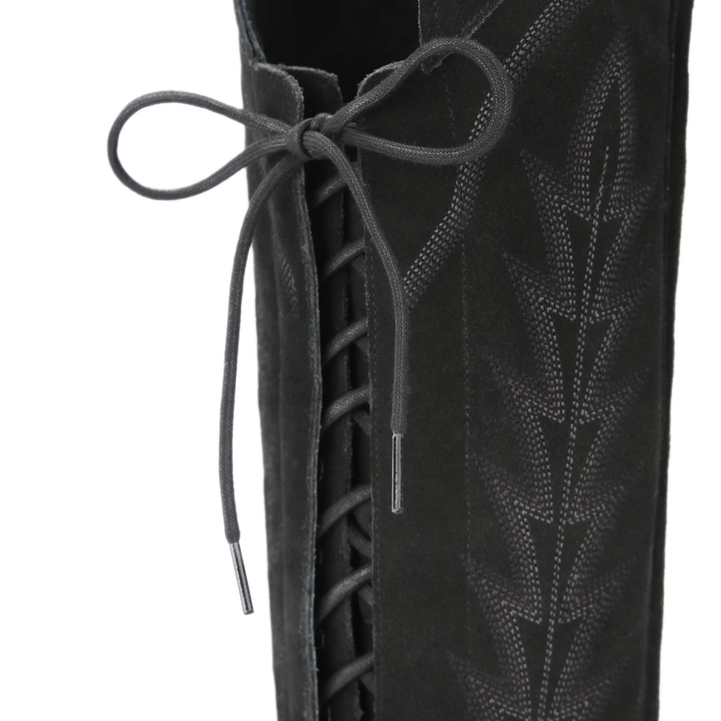 Lexington OTK Corset - Soft Black Suede
