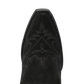 Black suede Lexington OTK boot toe detail