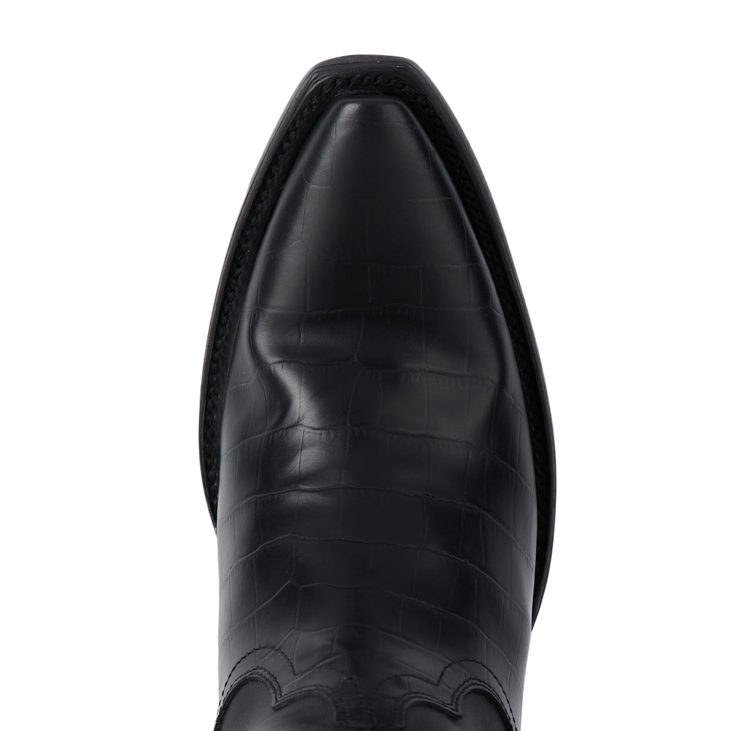 Emma Jane Carbon Croc Bootie - close up view
