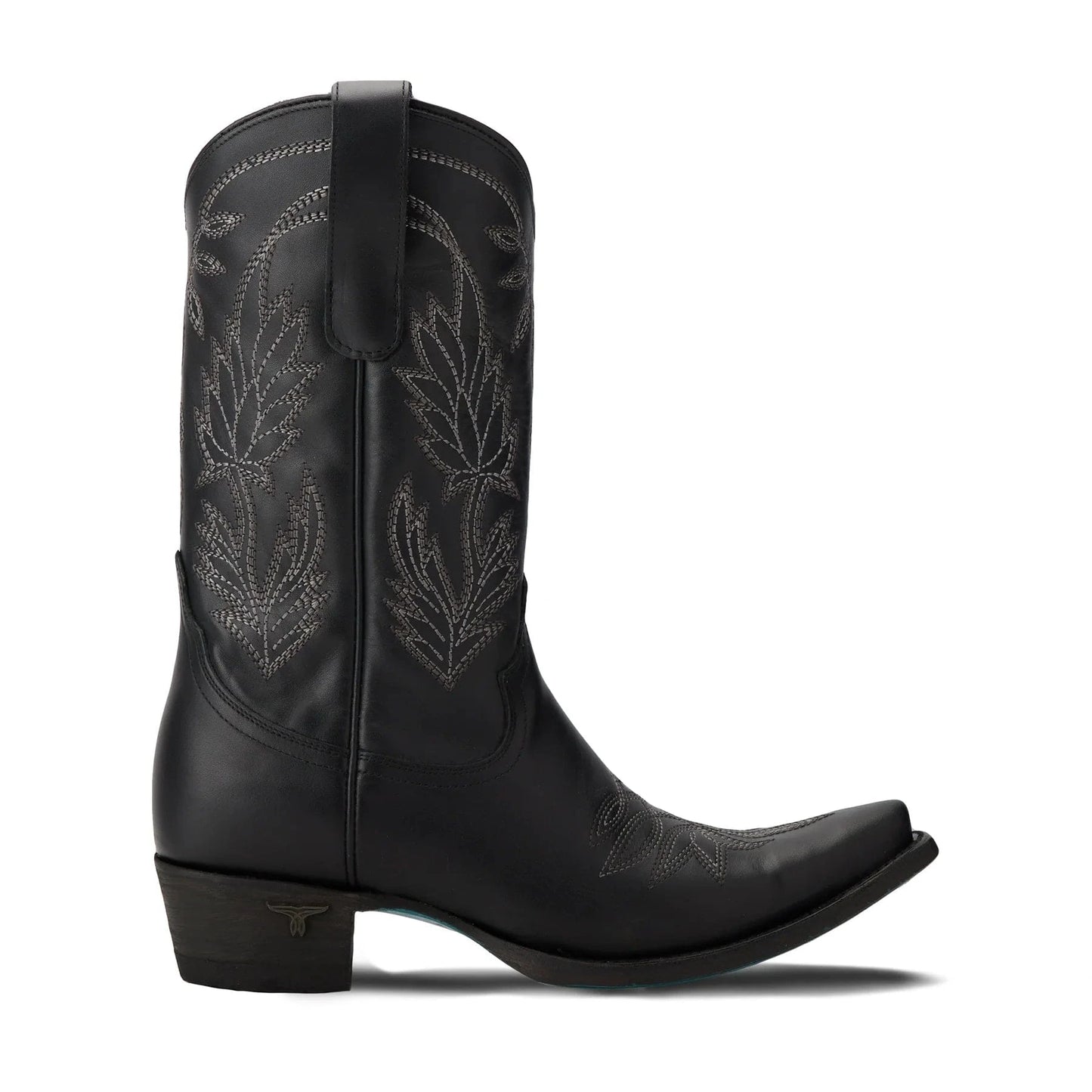 Black leather Sandaga cowboy boot for PS4