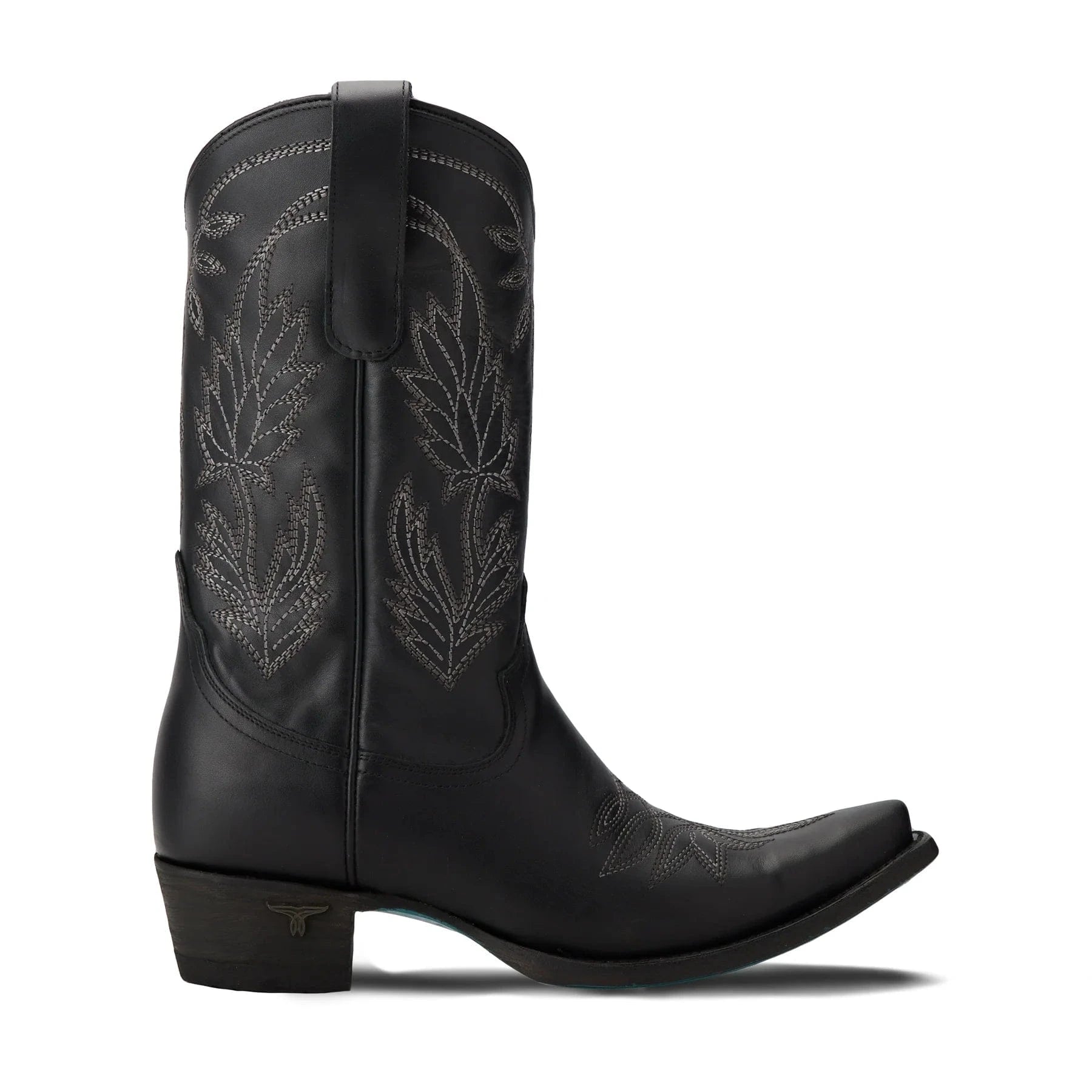 Black leather Sandaga cowboy boot for PS4