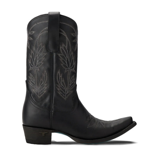 Black leather Sandaga cowboy boot for PS4