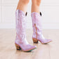 Smokeshow Boot - Lavender Metallic