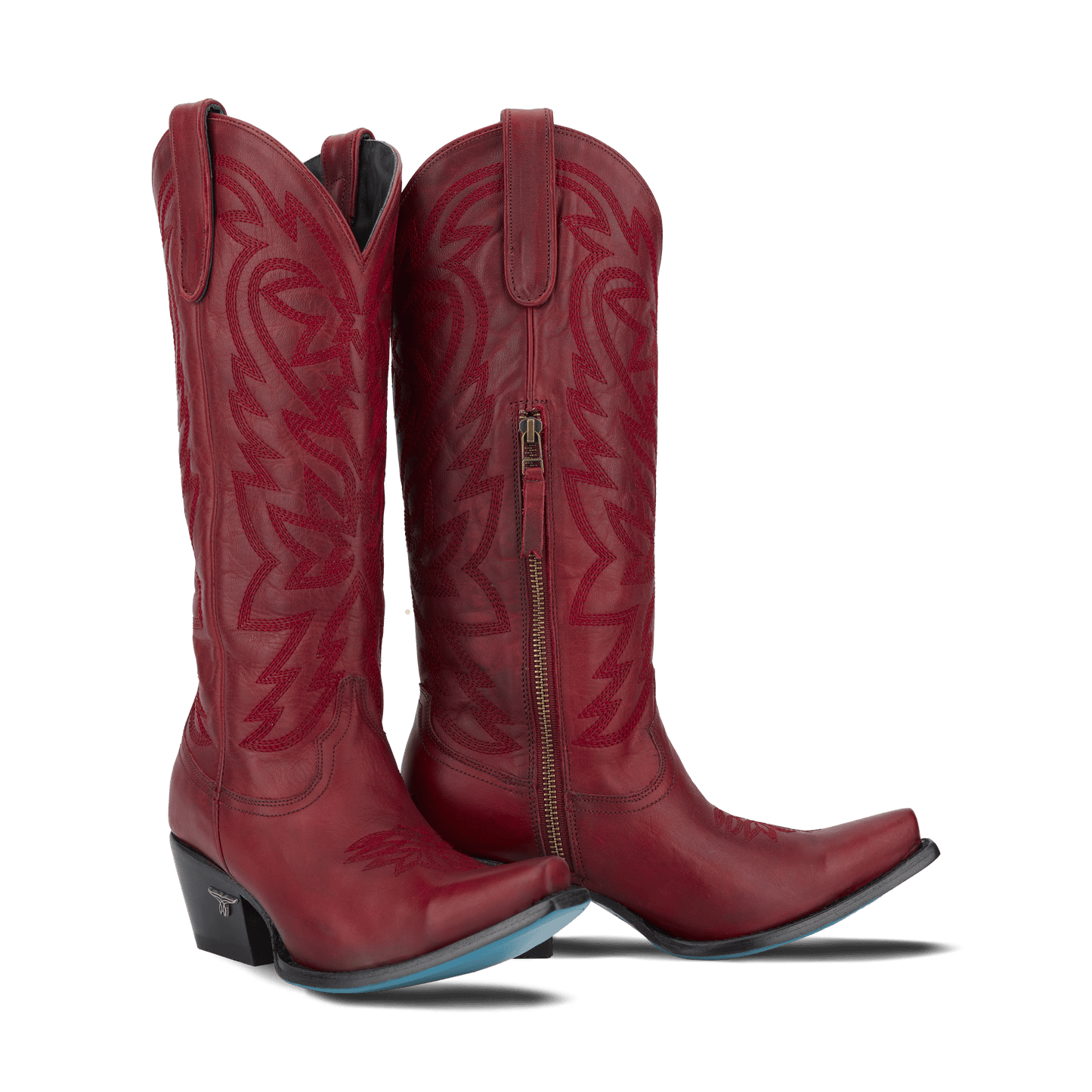 Smoldering Ruby Red Cowboy Boots
