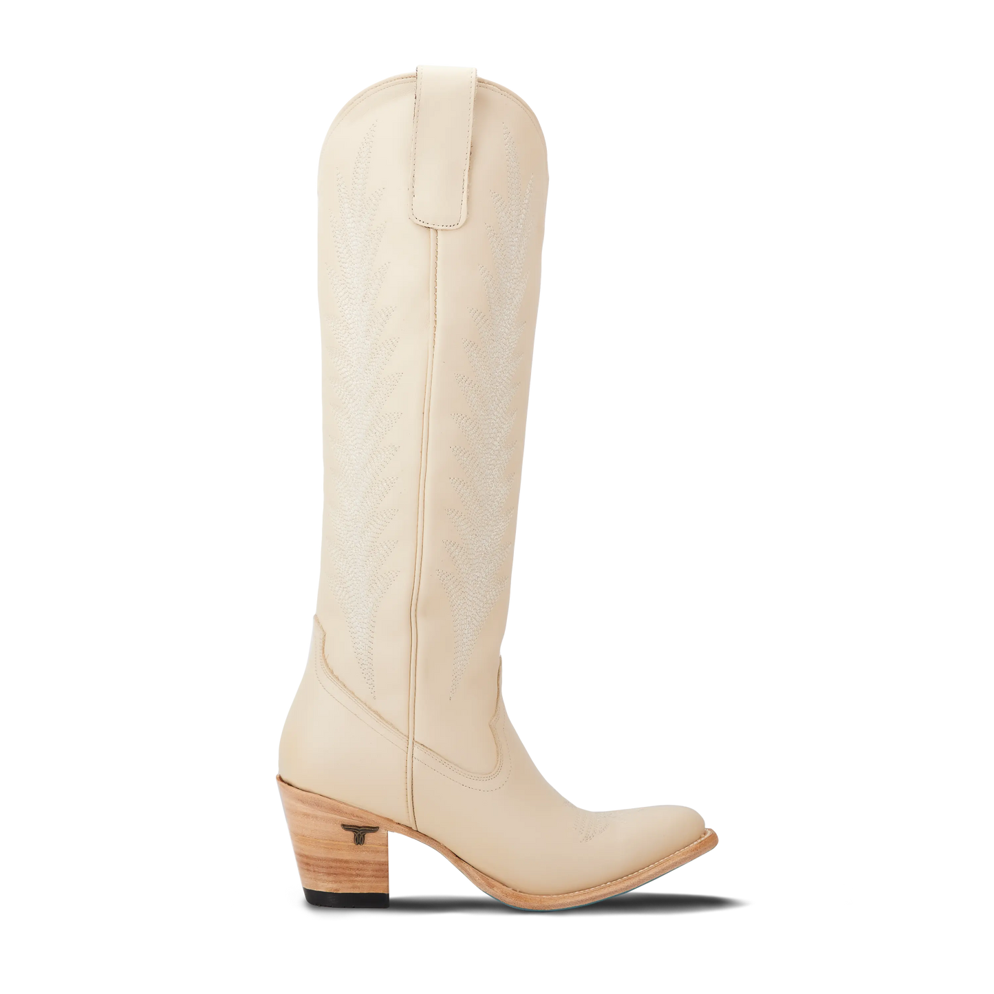 Jentry Knee High Boot - Pale Ivory