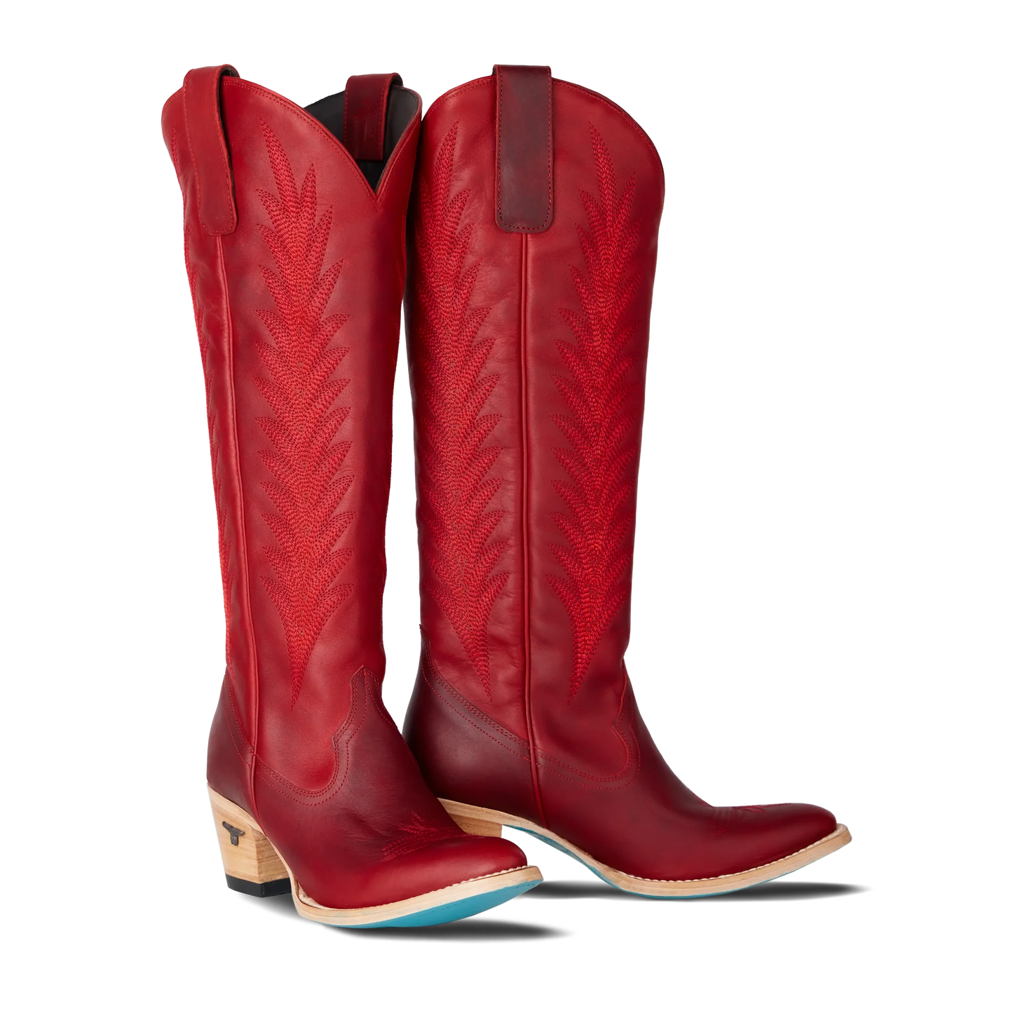 Jentry Knee High Boot in Smoldering Ruby | Bourbon Cowgirl