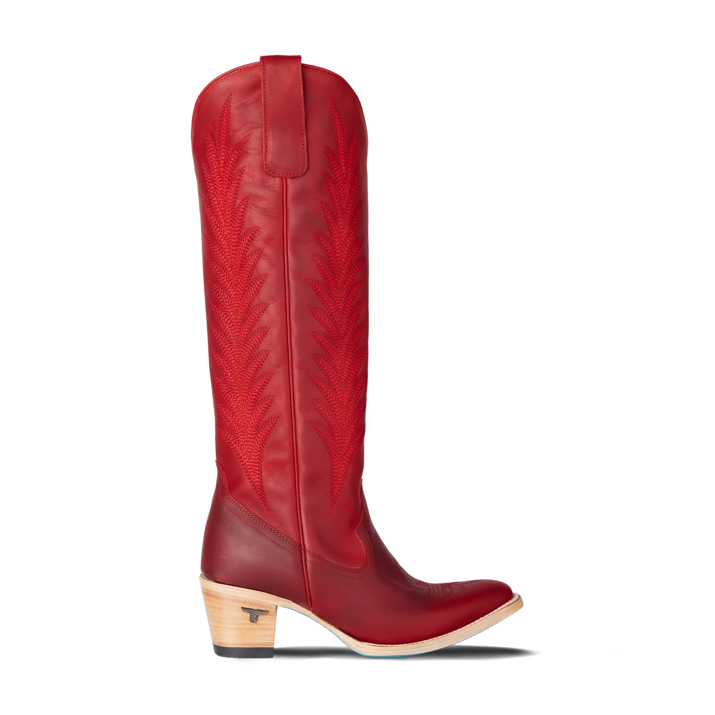 Jentry Knee High Boot in Smoldering Ruby | Bourbon Cowgirl