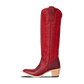 Jentry Knee High Boot - Smoldering Ruby
