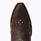 Cognac Cossette Bootie Detail