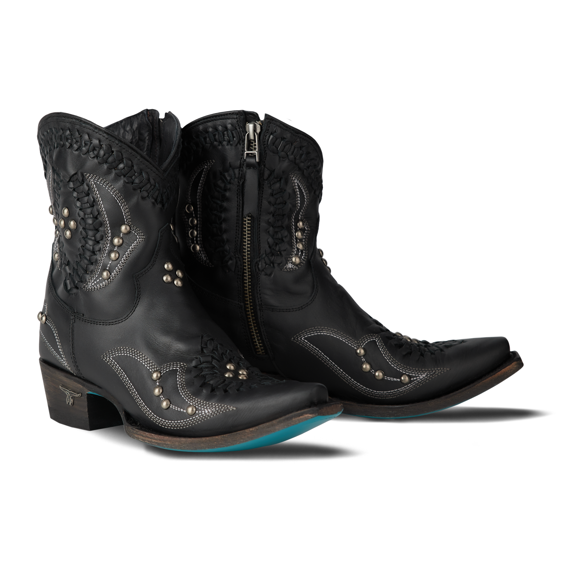 Black Cossette Bootie