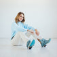 Senita Falls Bootie - Powder Blue