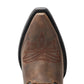 Jolene Jet Black & Burnt Caramel Cowboy Boot Toe