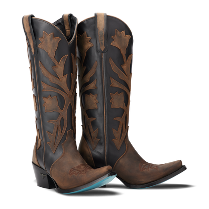 Jolene Midnight Whiskey Cowboy Boots