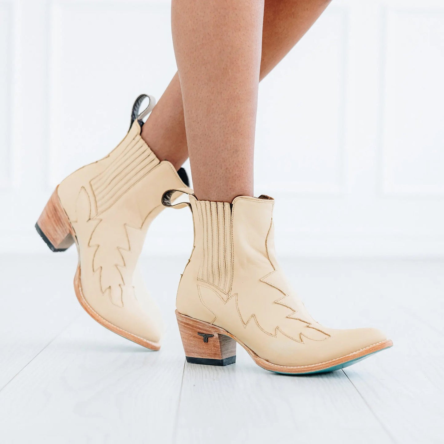 Western Chelsea Bootie - Pale Ivory