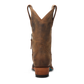 Burnt Caramel Plain Jane Midi Western Boot