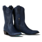 Midnight Navy Plain Jane Midi Boots