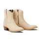 Pale ivory Plain Jane Bootie