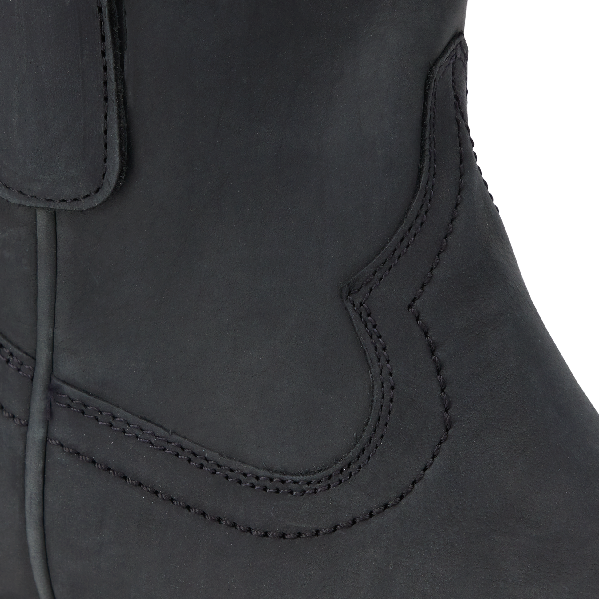 Matte black Plain Jane Bootie close-up