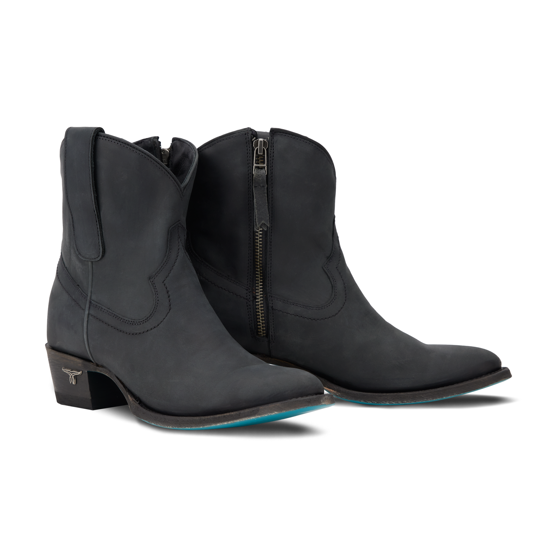 Matte black Plain Jane Bootie
