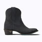 Matte black Plain Jane bootie