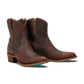 Plain Jane Bootie by Lane Boots Cognac| Bourbon Cowgirl