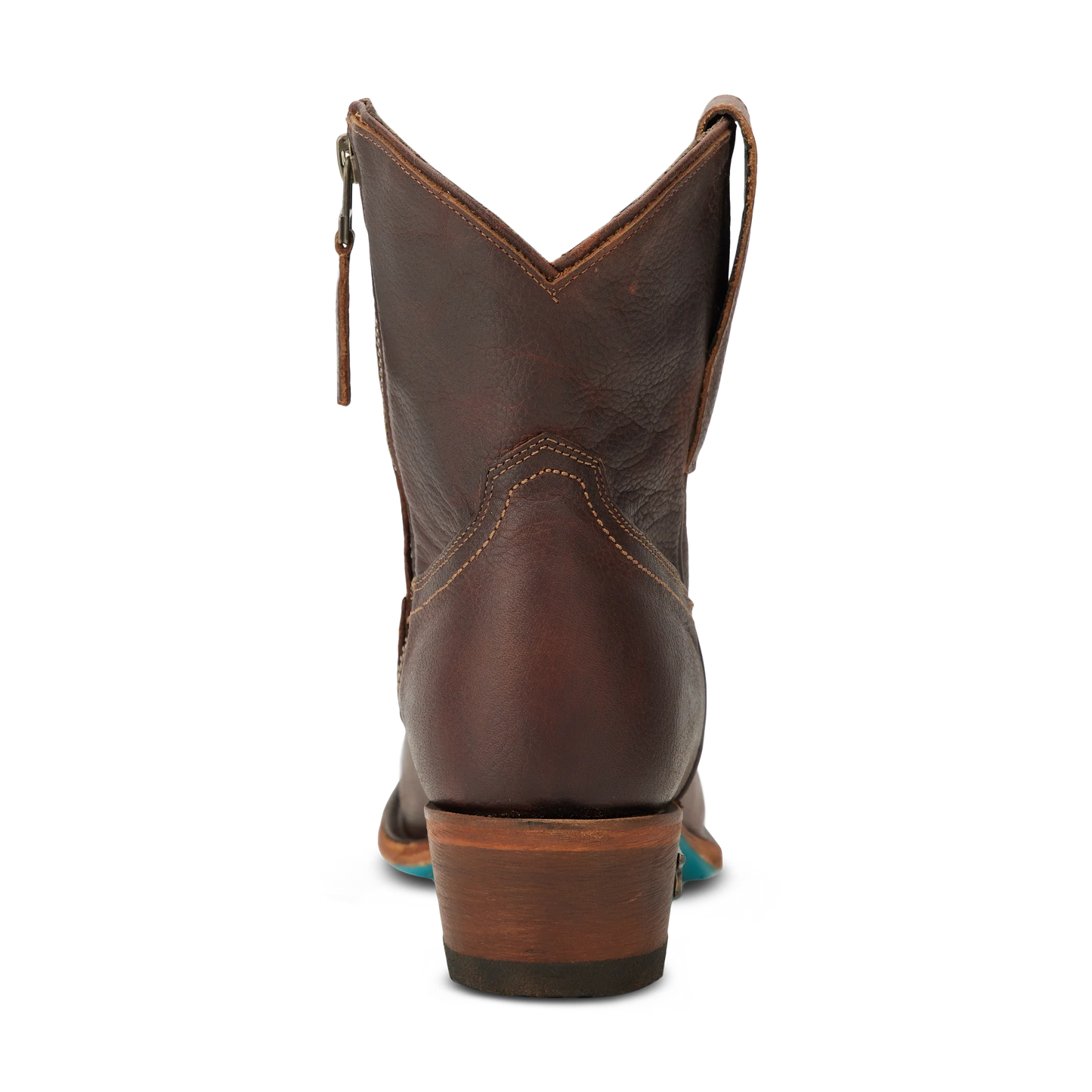 Plain Jane Bootie by Lane Boots Cognac| Bourbon Cowgirl