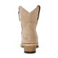 Plain Jane Bootie - Latte Suede