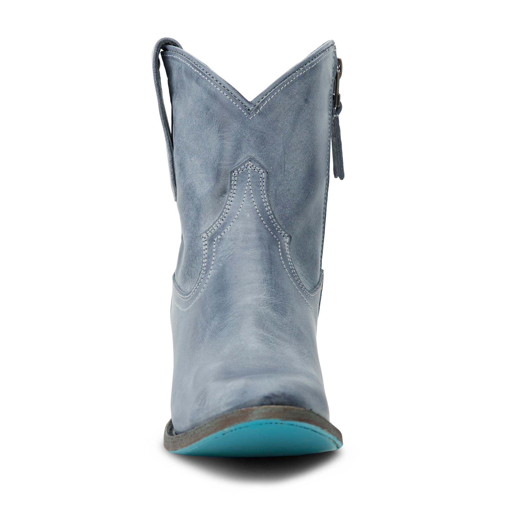 Washed denim Plain Jane bootie