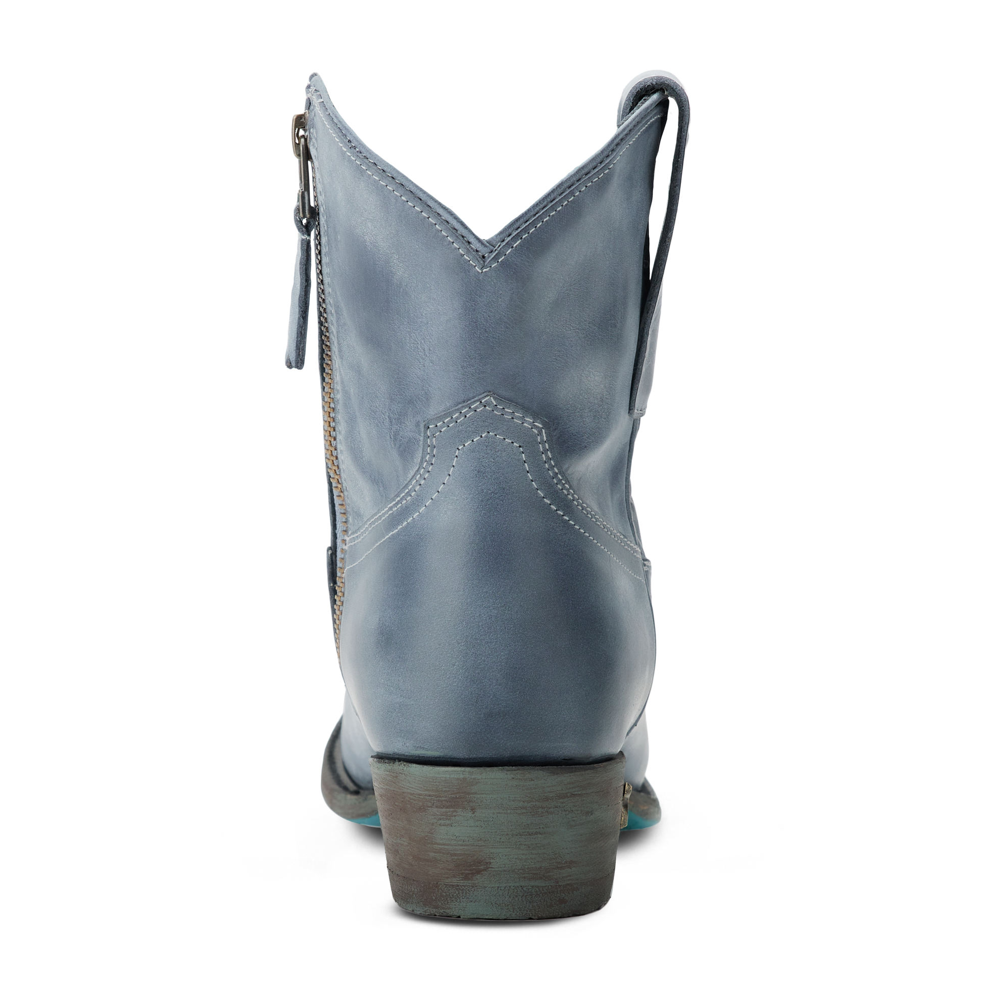 Washed denim Plain Jane bootie