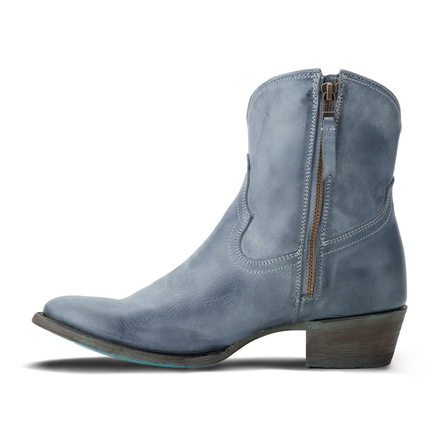 Washed denim Plain Jane Bootie