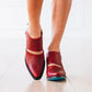Plain Jane Slingback Mule - Smoldering Ruby