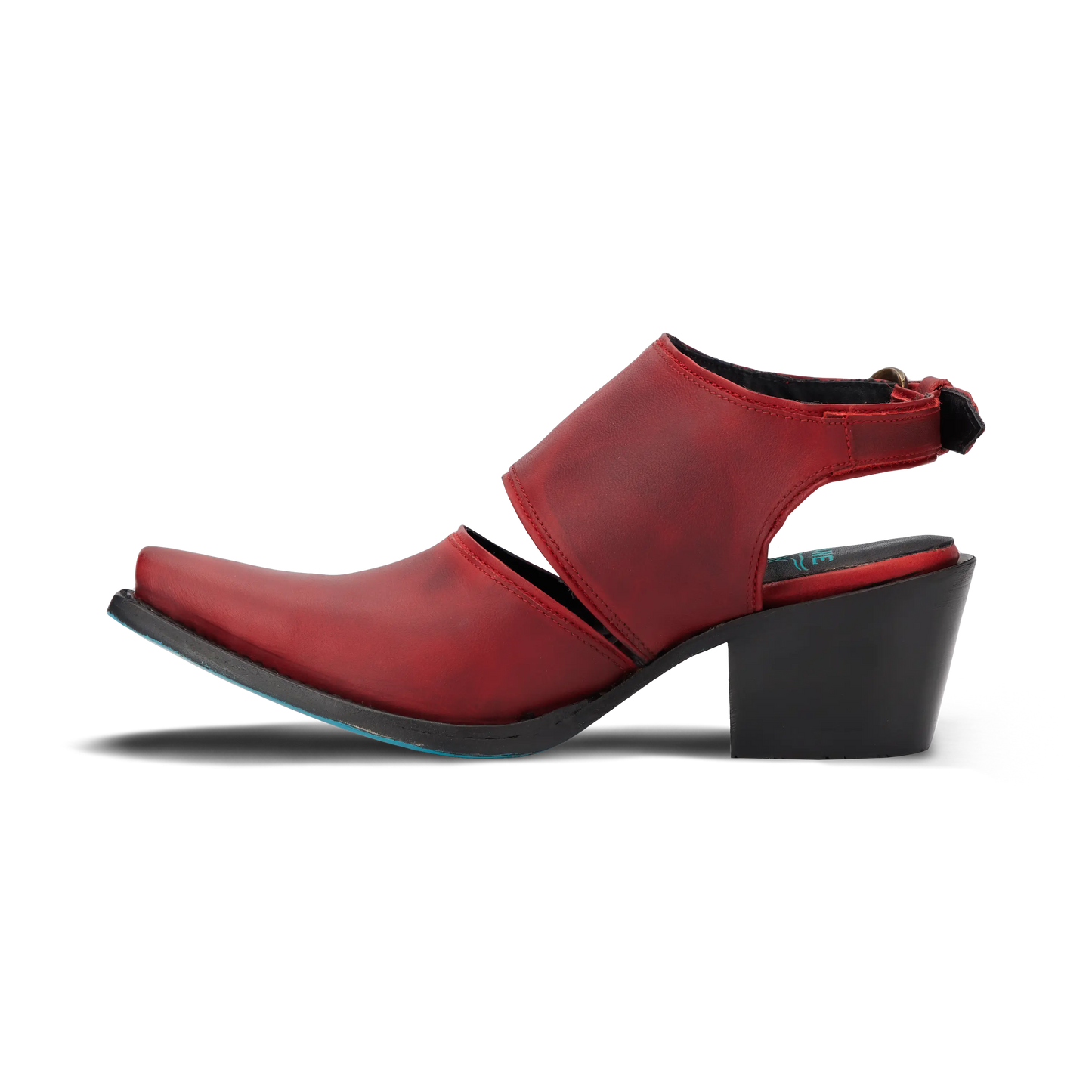 Plain Jane Slingback Mule - Smoldering Ruby