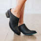 Plain Jane Mule - Matte Black