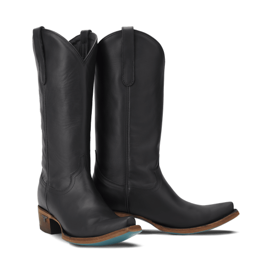 Emma Jane Jet Black Cowboy Boots